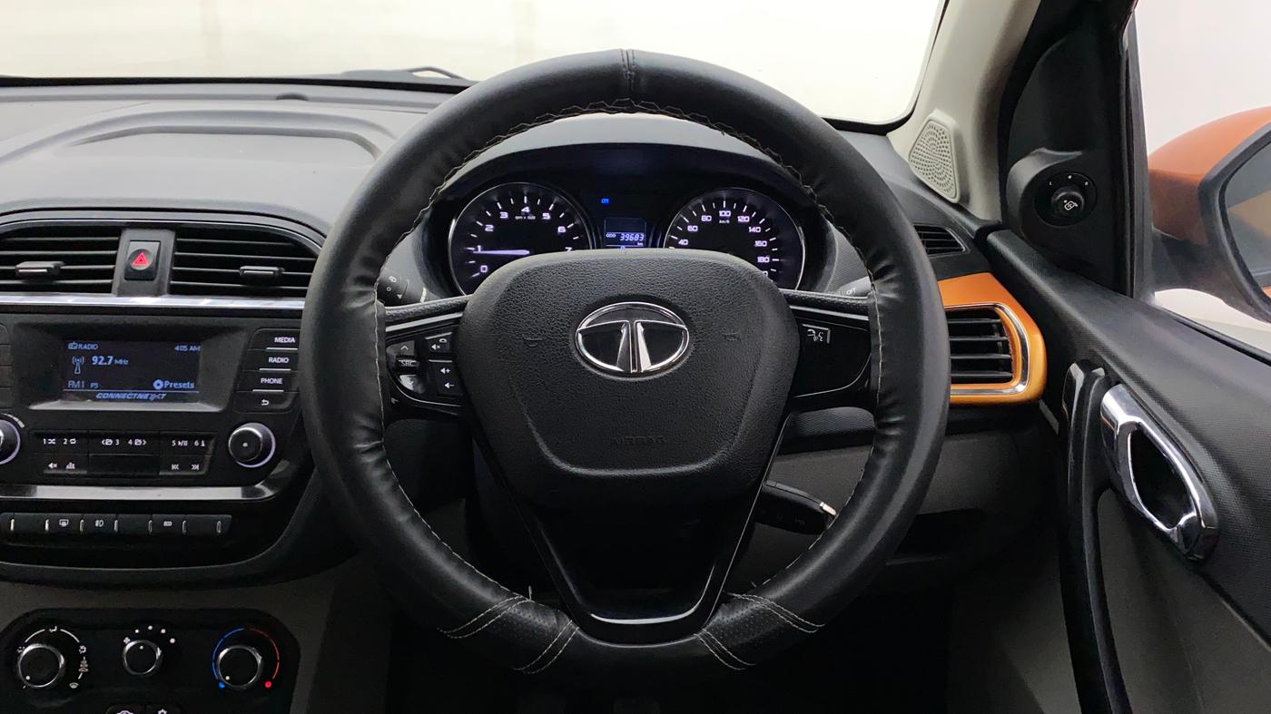2018 Tata Tiago XZ PETROL, Petrol, Manual, 39,850 km, Steering Wheel Close Up