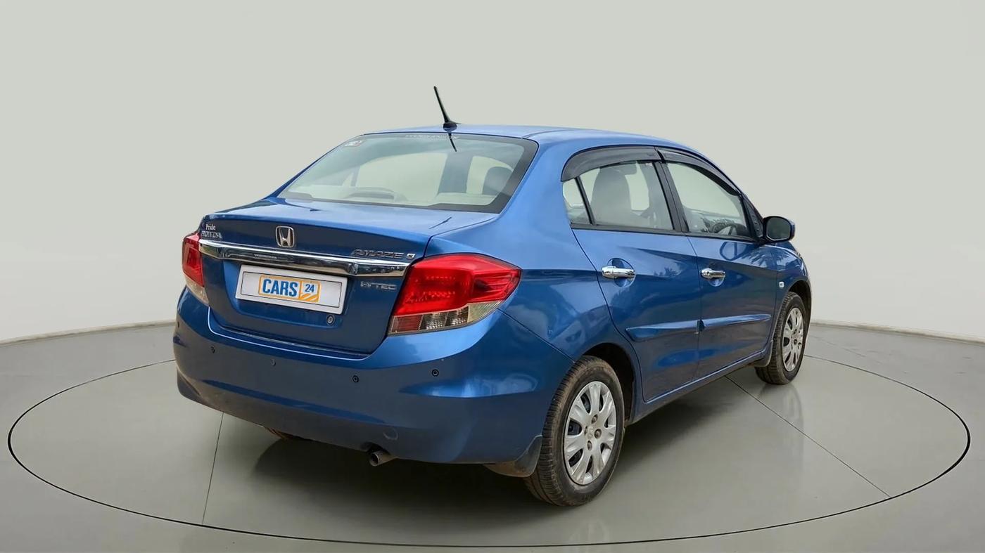 2014 Honda Amaze 1.2L I-VTEC S, Petrol, Manual, 70,455 km, Right Back Diagonal
