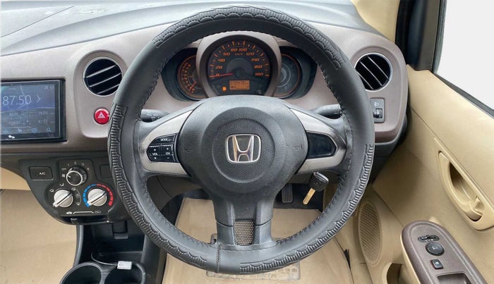 2014 Honda Amaze 1.2L I-VTEC S, Petrol, Manual, 70,455 km, Steering Wheel Close Up