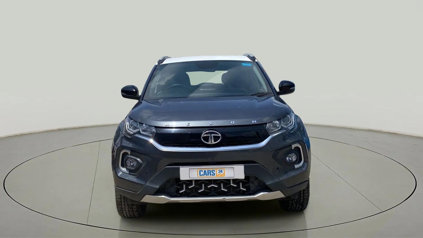 2020 Tata NEXON XZA PLUS (O) PETROL DUAL TONE, Petrol, Automatic, 14,563 km, Front