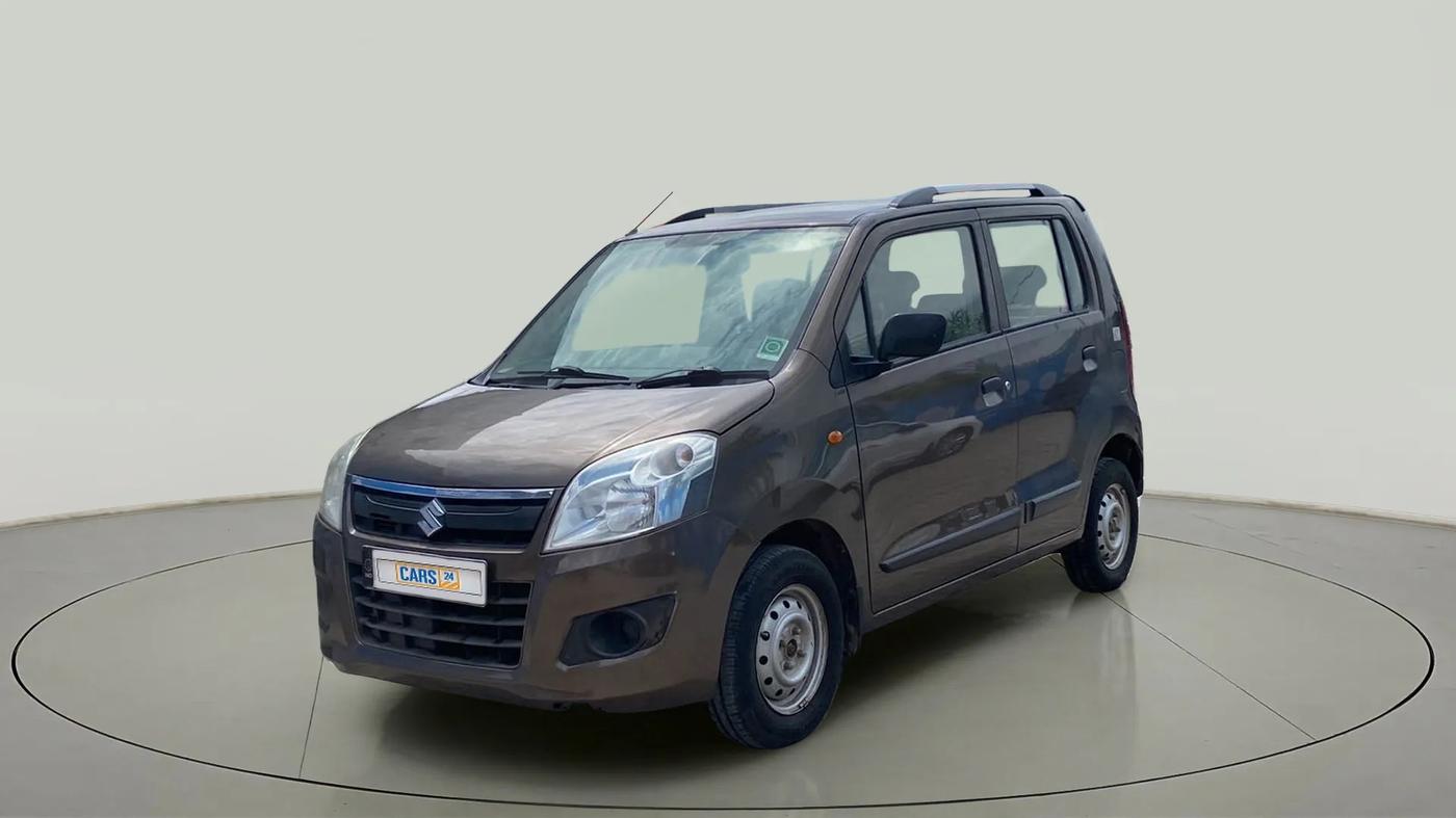 2013 Maruti Wagon R 1.0 LXI CNG, CNG, Manual, 51,559 km, Left Front Diagonal