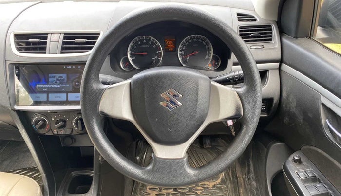 2014 Maruti Swift VXI, Petrol, Manual, 79,520 km, Steering Wheel Close Up