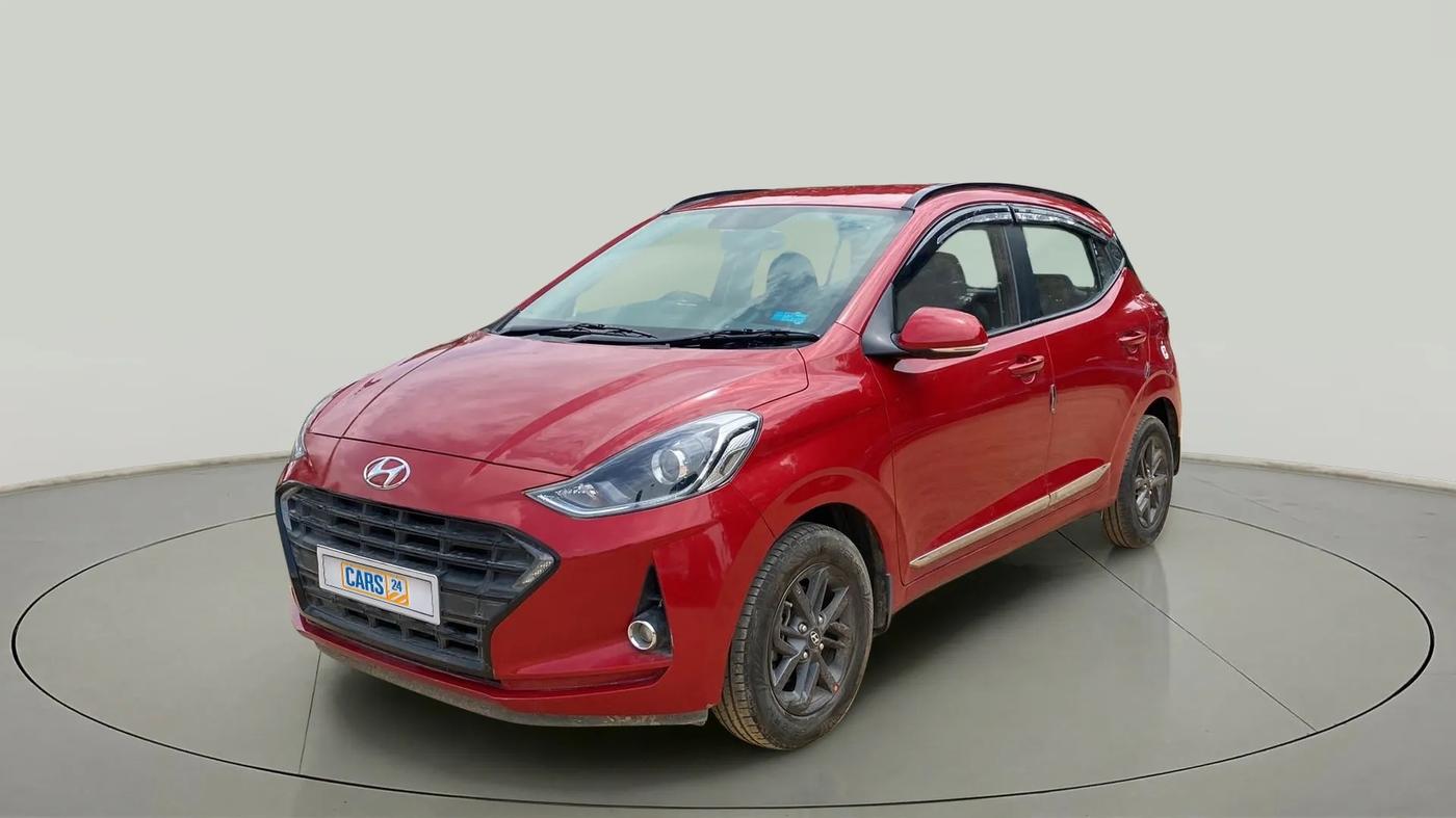 2021 Hyundai GRAND I10 NIOS SPORTZ AMT 1.2 KAPPA VTVT, Petrol, Automatic, 50,284 km, Left Front Diagonal