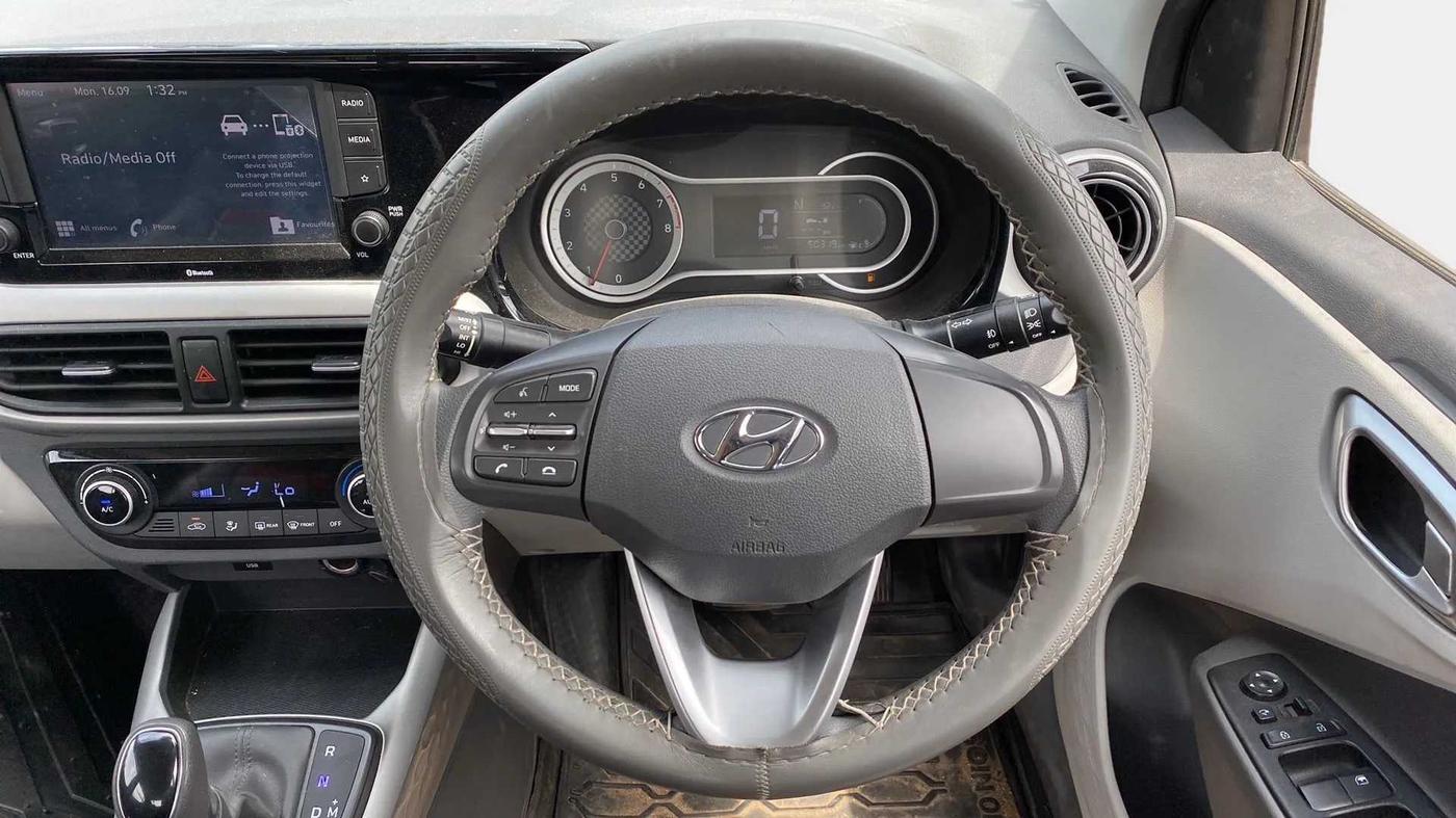 2021 Hyundai GRAND I10 NIOS SPORTZ AMT 1.2 KAPPA VTVT, Petrol, Automatic, 50,284 km, Steering Wheel Close Up