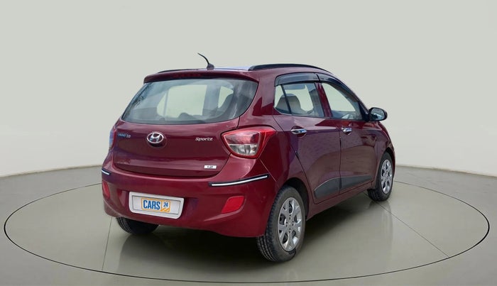 2014 Hyundai Grand i10 SPORTZ 1.2 KAPPA VTVT, Petrol, Manual, 54,828 km, Right Back Diagonal