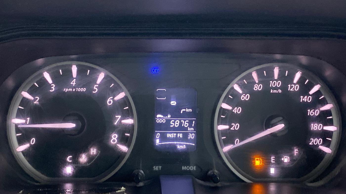 2016 Tata Zest XM PETROL, Petrol, Manual, 58,761 km, Odometer Image