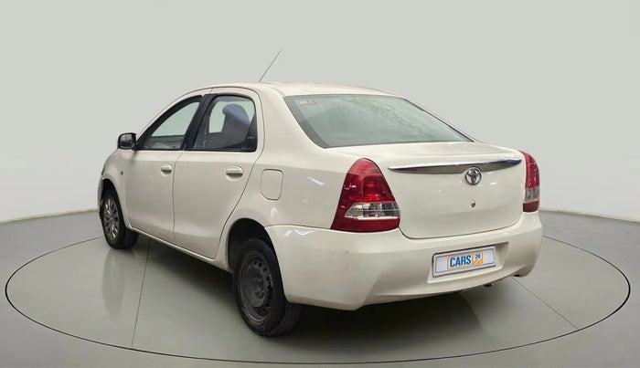 2011 Toyota Etios G, Petrol, Manual, 1,01,740 km, Left Back Diagonal