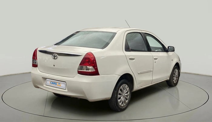 2011 Toyota Etios G, Petrol, Manual, 1,01,740 km, Right Back Diagonal