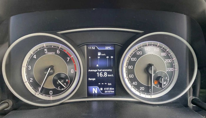 2022 Maruti Dzire ZXI Plus AMT, Petrol, Automatic, 34,252 km, Odometer Image