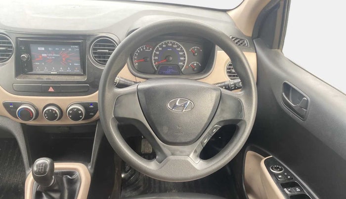 2017 Hyundai Grand i10 MAGNA 1.2 KAPPA VTVT, CNG, Manual, 77,433 km, Steering Wheel Close Up