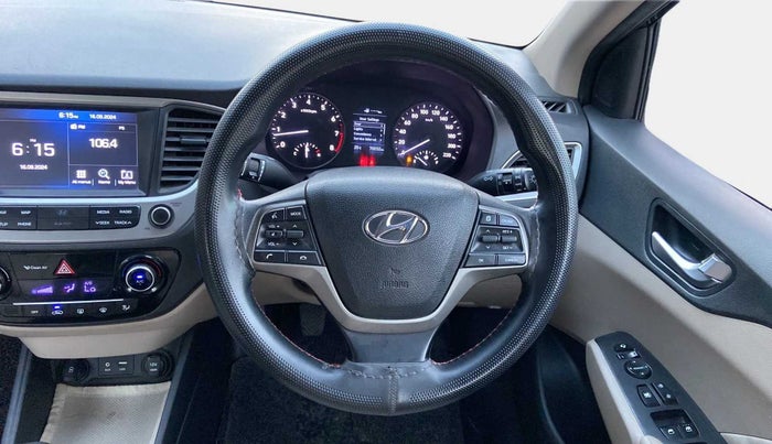 2018 Hyundai Verna 1.6 VTVT SX, Petrol, Manual, 70,222 km, Steering Wheel Close Up