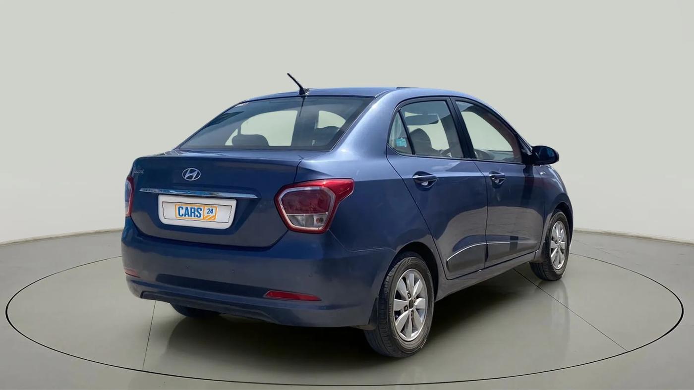 2014 Hyundai Xcent S AT 1.2 (O), Petrol, Automatic, 88,192 km, Right Back Diagonal