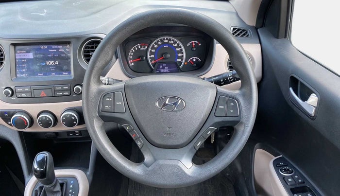 2018 Hyundai Grand i10 SPORTZ AT 1.2 KAPPA VTVT, Petrol, Automatic, 39,066 km, Steering Wheel Close Up