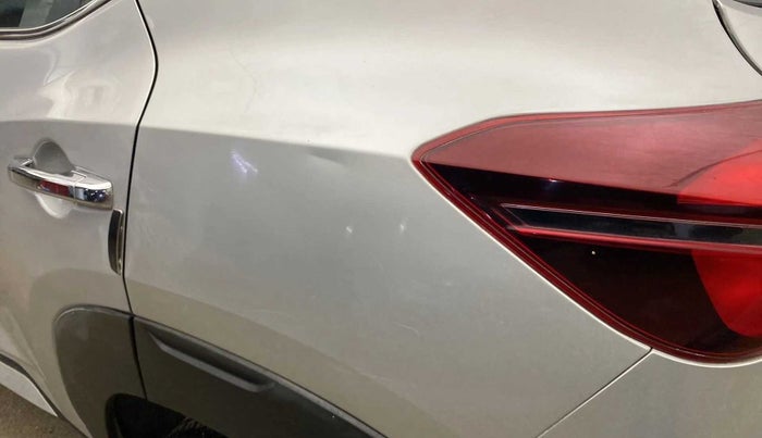 2022 Nissan MAGNITE XV PREMIUM TURBO (O) CVT, Petrol, Automatic, 35,277 km, Left quarter panel - Minor scratches