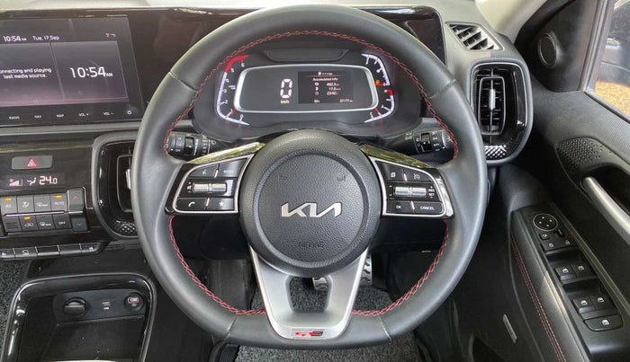 2022 KIA SONET GTX PLUS 1.5, Diesel, Manual, 37,140 km, Steering Wheel Close Up