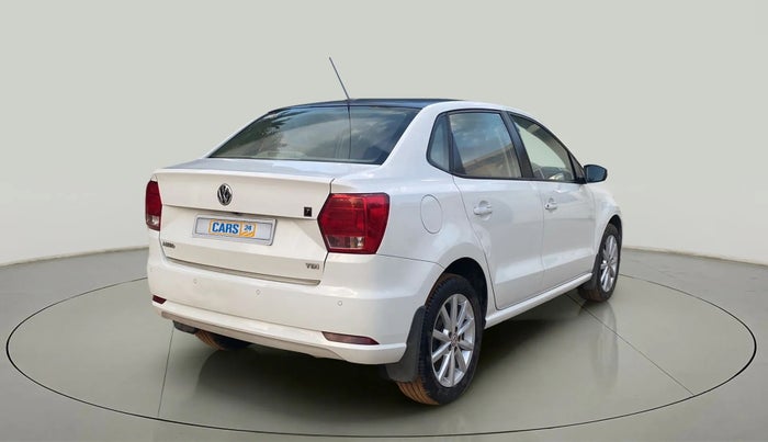 2017 Volkswagen Ameo HIGHLINE PLUS 1.5L AT 16 ALLOY, Diesel, Automatic, 53,314 km, Right Back Diagonal