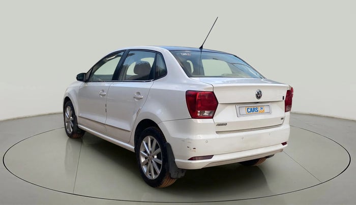2017 Volkswagen Ameo HIGHLINE PLUS 1.5L AT 16 ALLOY, Diesel, Automatic, 53,314 km, Left Back Diagonal