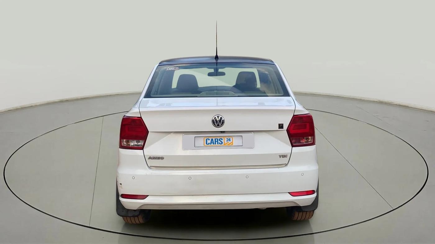 2017 Volkswagen Ameo HIGHLINE PLUS 1.5L AT 16 ALLOY, Diesel, Automatic, 53,314 km, Back/Rear