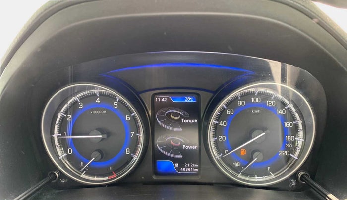 2018 Maruti Baleno ALPHA PETROL 1.2, Petrol, Manual, 40,340 km, Odometer Image