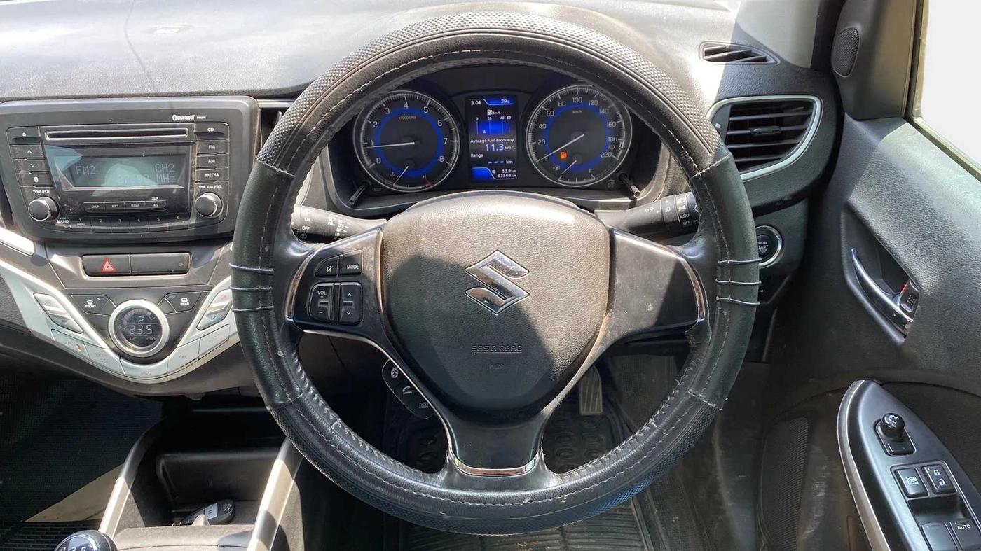 2018 Maruti Baleno ZETA PETROL 1.2, Petrol, Manual, 63,755 km, Steering Wheel Close Up