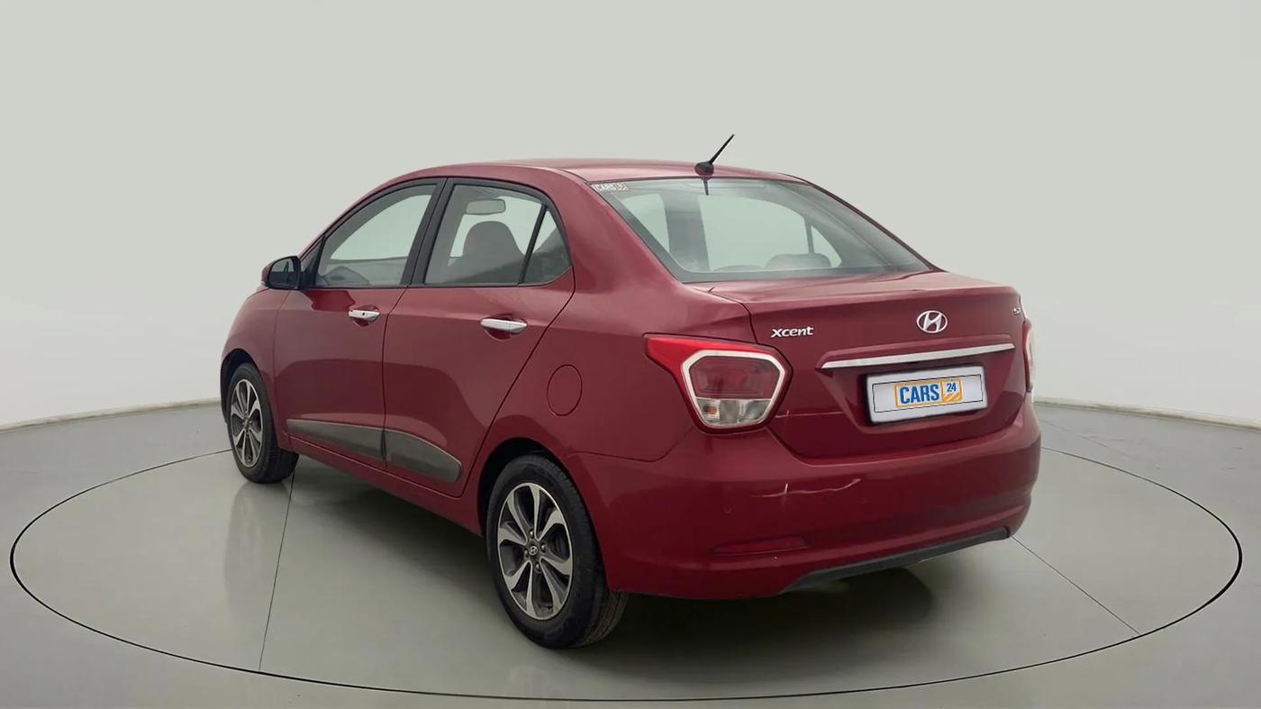 2014 Hyundai Xcent SX 1.2 (O), Petrol, Manual, 53,582 km, Left Back Diagonal
