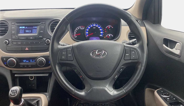 2014 Hyundai Xcent SX 1.2 (O), Petrol, Manual, 53,582 km, Steering Wheel Close Up