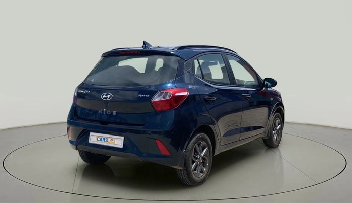 2020 Hyundai GRAND I10 NIOS SPORTZ AMT 1.2 KAPPA VTVT, Petrol, Automatic, 28,189 km, Right Back Diagonal