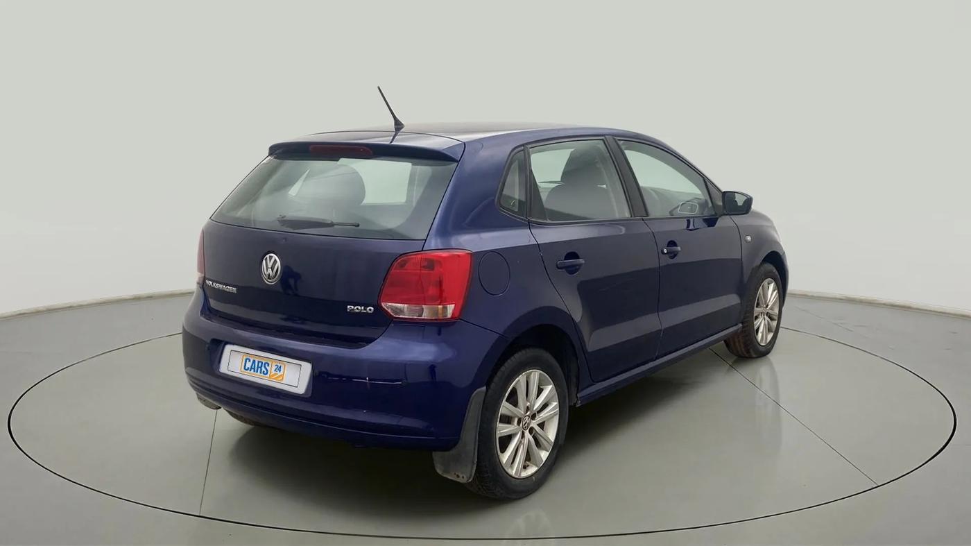 2013 Volkswagen Polo HIGHLINE1.2L, Petrol, Manual, 69,771 km, Right Back Diagonal