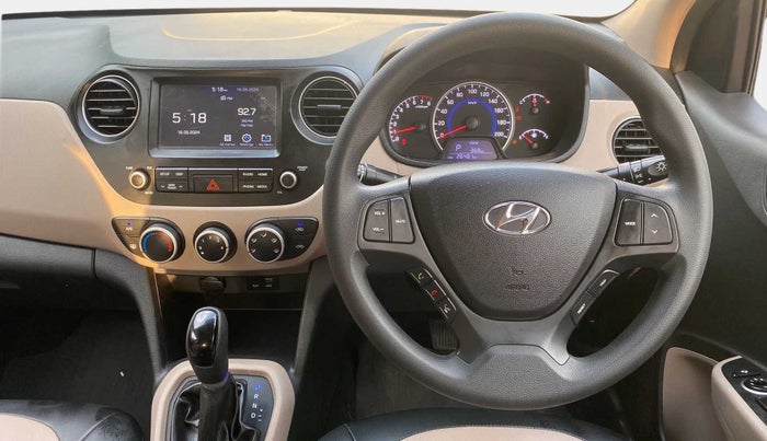 2019 Hyundai Grand i10 SPORTZ AT 1.2 KAPPA VTVT, Petrol, Automatic, 26,487 km, Steering Wheel Close Up