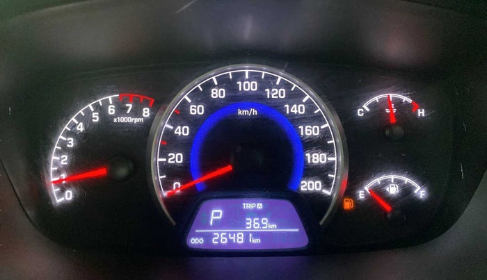 2019 Hyundai Grand i10 SPORTZ AT 1.2 KAPPA VTVT, Petrol, Automatic, 26,487 km, Odometer Image