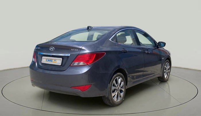 2016 Hyundai Verna 1.6 VTVT SX, Petrol, Manual, 72,851 km, Right Back Diagonal