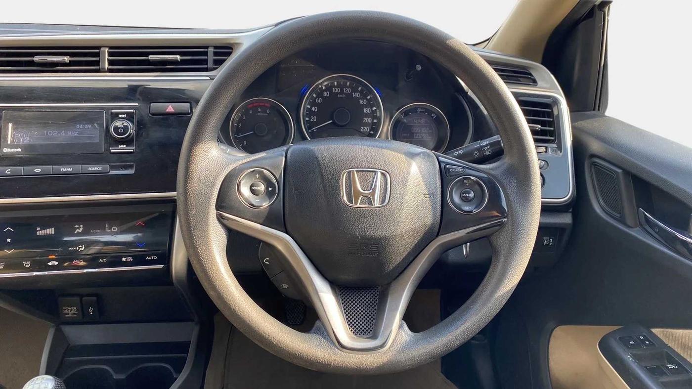 2017 Honda City 1.5L I-DTEC SV, Diesel, Manual, 65,234 km, Steering Wheel Close Up