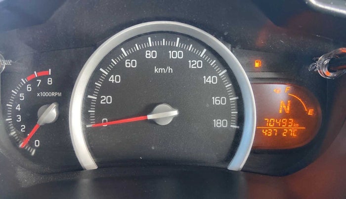 2017 Maruti Celerio ZXI AMT (O), Petrol, Automatic, 70,496 km, Odometer Image