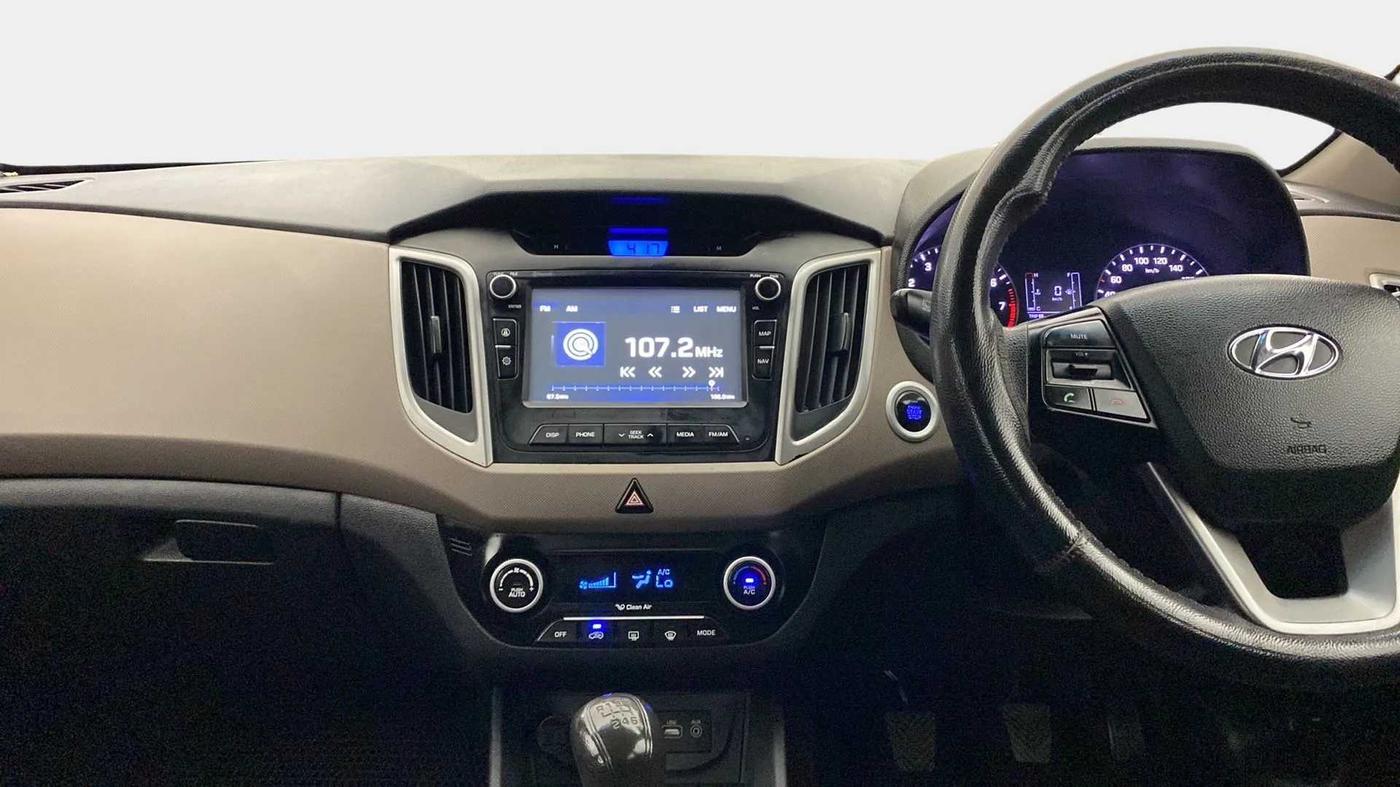 2017 Hyundai Creta SX PLUS 1.6 PETROL, Petrol, Manual, 1,14,837 km, Air Conditioner