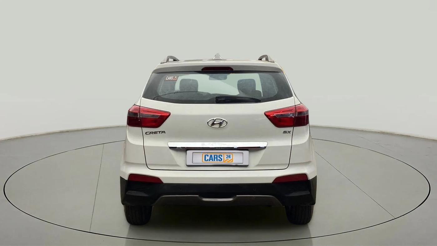 2017 Hyundai Creta SX PLUS 1.6 PETROL, Petrol, Manual, 1,14,837 km, Back/Rear