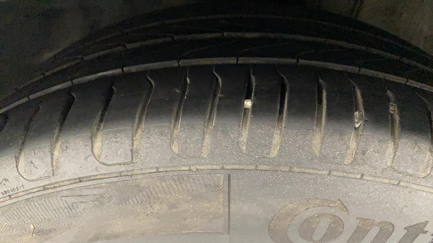 2022 MG ASTOR SHARP 1.5 CVT, Petrol, Automatic, 45,570 km, Left Front Tyre Tread