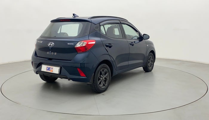 2020 Hyundai GRAND I10 NIOS SPORTZ AMT 1.2 KAPPA VTVT, Petrol, Automatic, 19,773 km, Right Back Diagonal