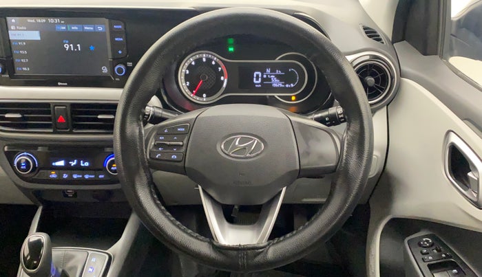 2020 Hyundai GRAND I10 NIOS SPORTZ AMT 1.2 KAPPA VTVT, Petrol, Automatic, 19,773 km, Steering Wheel Close Up