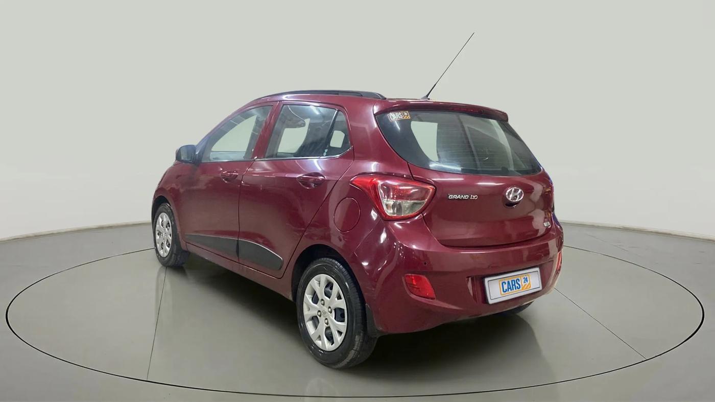 2015 Hyundai Grand i10 SPORTZ 1.2 KAPPA VTVT, Petrol, Manual, 37,738 km, Left Back Diagonal