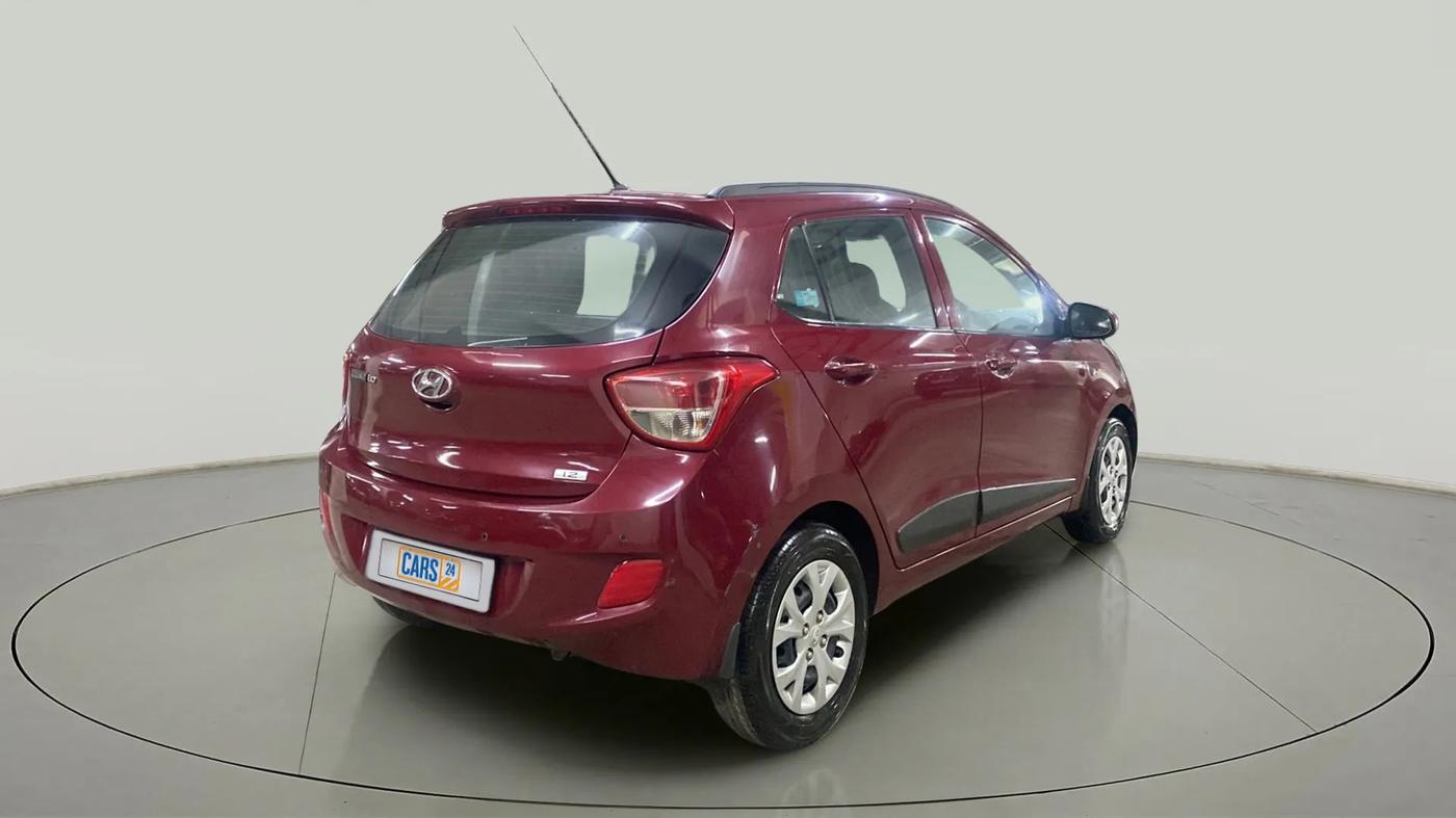 2015 Hyundai Grand i10 SPORTZ 1.2 KAPPA VTVT, Petrol, Manual, 37,738 km, Right Back Diagonal