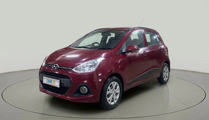 2015 Hyundai Grand i10 SPORTZ 1.2 KAPPA VTVT, Petrol, Manual, 37,738 km, Left Front Diagonal