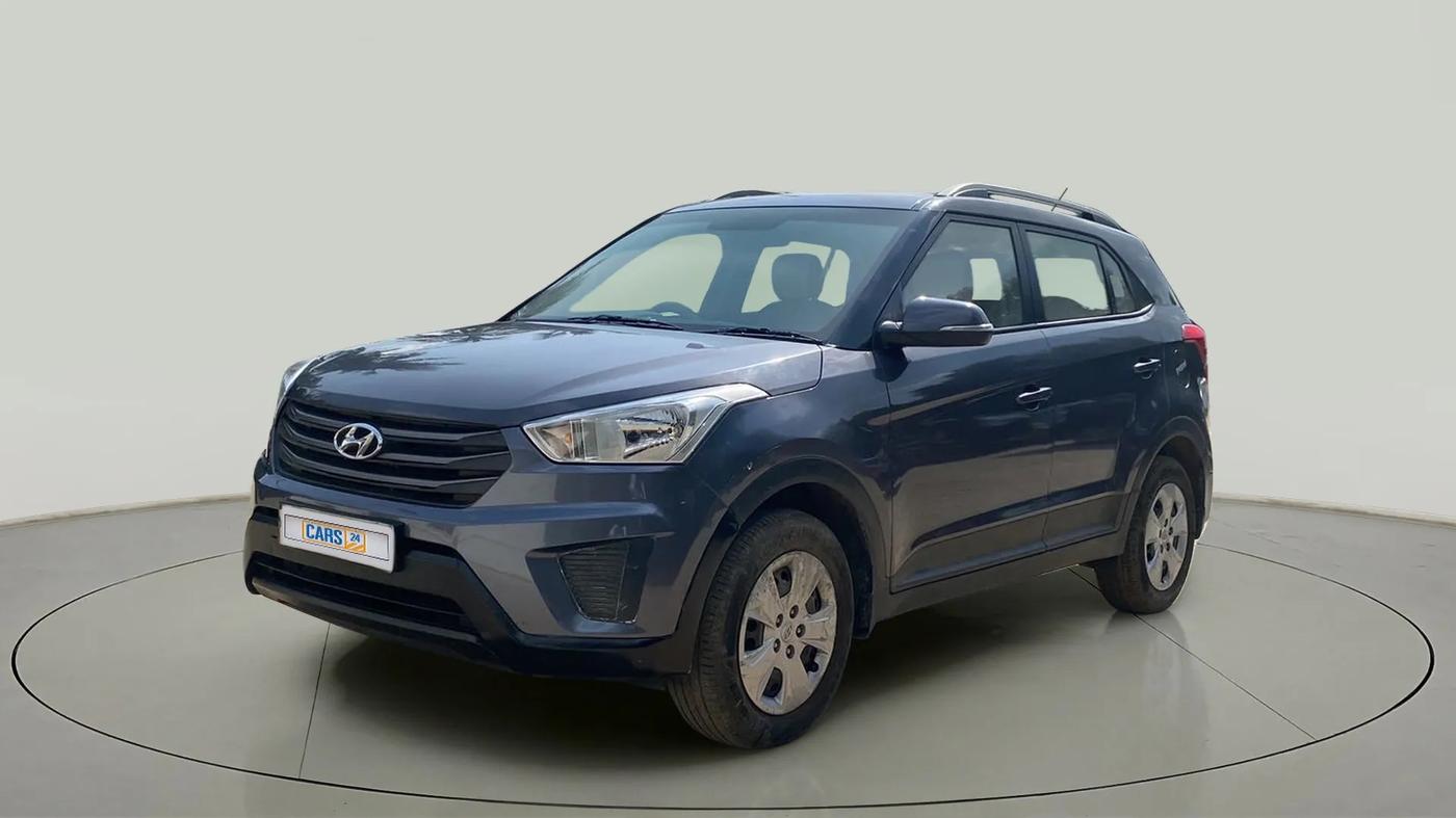 2016 Hyundai Creta E PLUS 1.6 PETROL, Petrol, Manual, 78,152 km, Left Front Diagonal