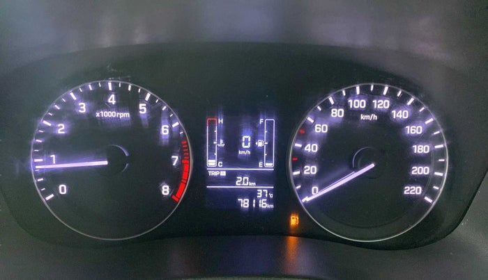 2016 Hyundai Creta E PLUS 1.6 PETROL, Petrol, Manual, 78,152 km, Odometer Image