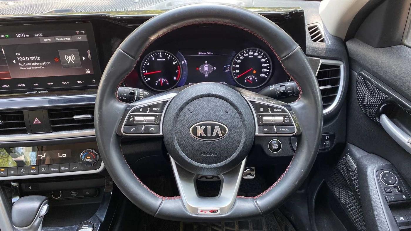 2021 KIA SELTOS GTX PLUS DCT 1.4 PETROL, Petrol, Automatic, 57,186 km, Steering Wheel Close Up