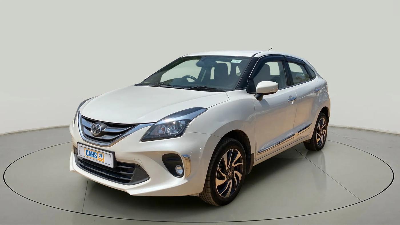 2019 Toyota Glanza V, Petrol, Manual, 54,895 km, Left Front Diagonal