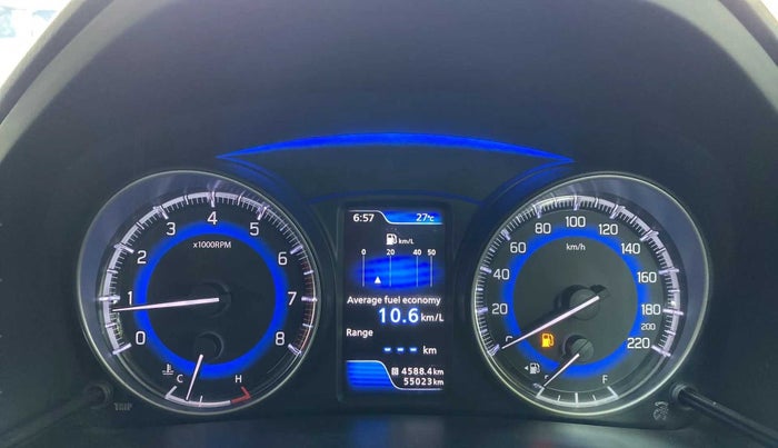 2019 Toyota Glanza V, Petrol, Manual, 54,895 km, Odometer Image