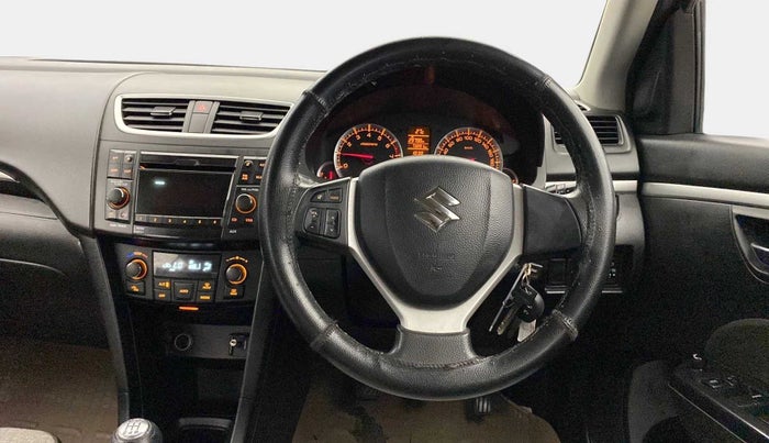 2014 Maruti Swift ZXI, Petrol, Manual, 73,176 km, Steering Wheel Close Up