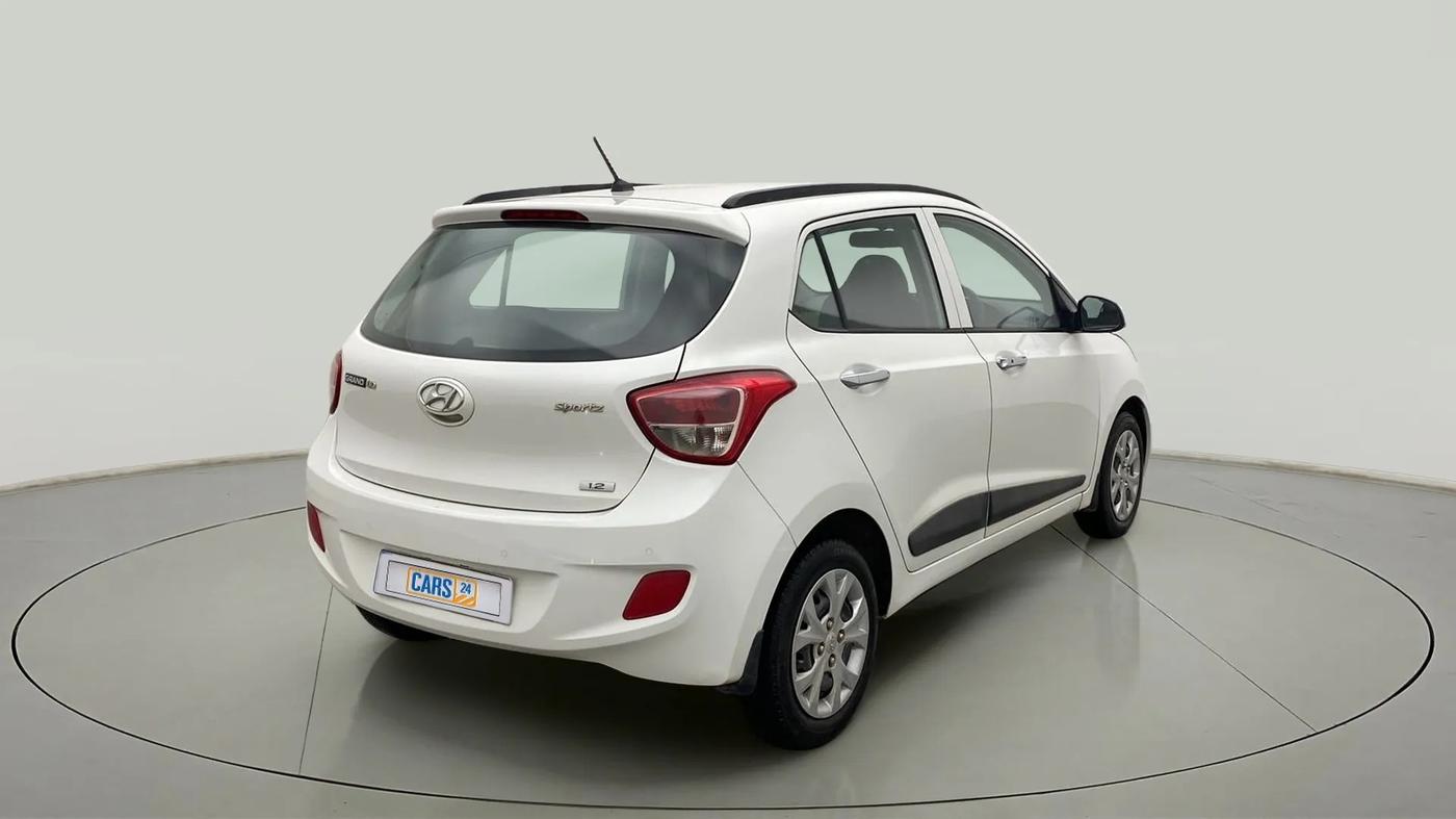 2014 Hyundai Grand i10 SPORTZ 1.2 KAPPA VTVT, Petrol, Manual, 86,593 km, Right Back Diagonal