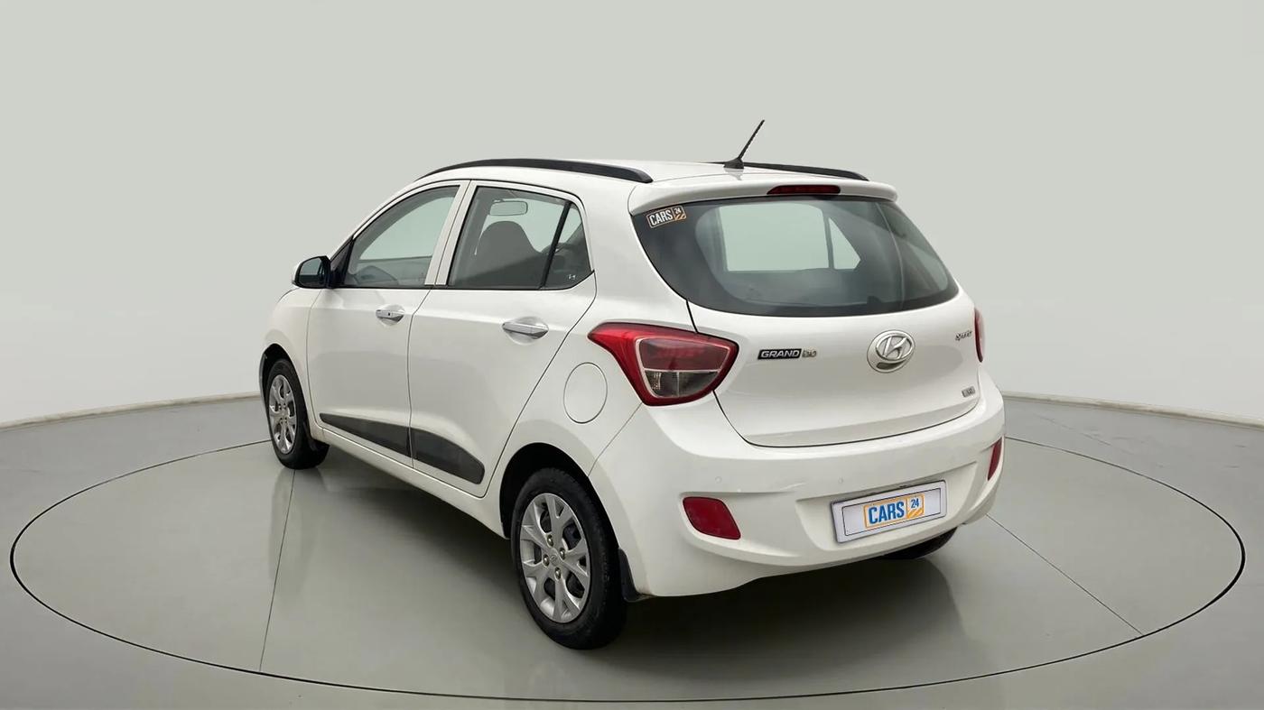 2014 Hyundai Grand i10 SPORTZ 1.2 KAPPA VTVT, Petrol, Manual, 86,593 km, Left Back Diagonal