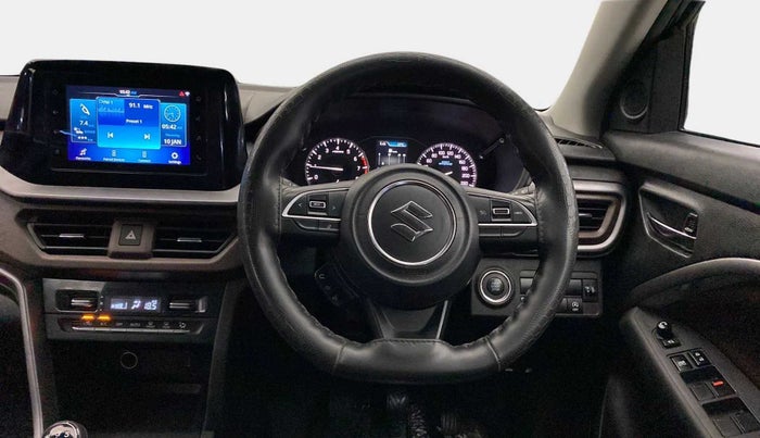 2022 Maruti BREZZA ZXI SMART HYBRID , Petrol, Manual, 16,037 km, Steering Wheel Close Up